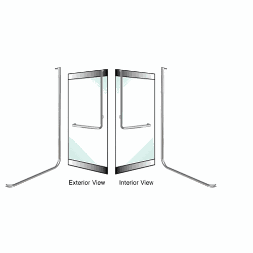 CRL 3H100D4RBS Blumcraft Brushed Stainless Left Hand Reverse Rail 