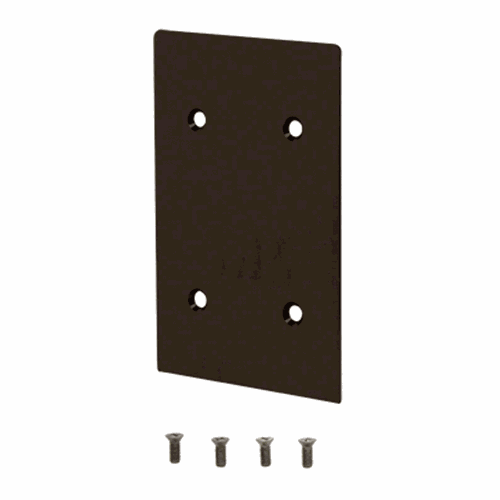 CRL 8B34CDU Black Bronze End Cap for 8B Series 3/4