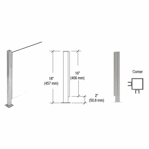CRL PP47LBS Brushed Stainless 18