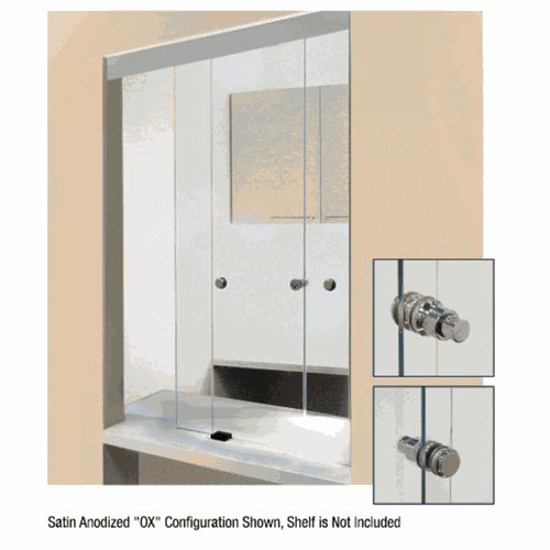 CRL SH48480XA Satin Anodized Sharyn 48