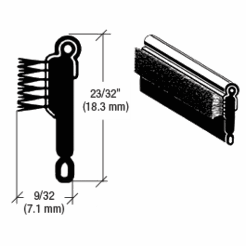 CRL YM3096 Flexible Stainless Steel Beaded Molding for 1953-63 Chrysler - 96