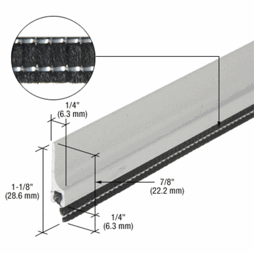 CRL BW53611 Clear Anodized 36