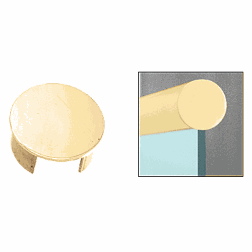 CRL GR20ECPB Polished Brass End Cap for 2