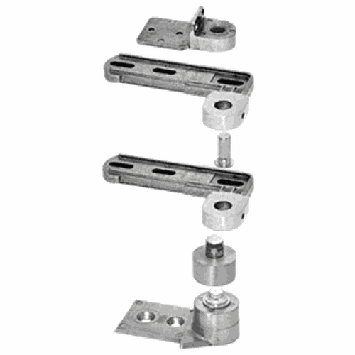 CRL 689628 Aluminum Offset Pivot Set for Doors