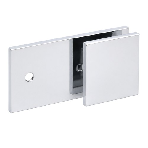 CRL SGC182CH Polished Chrome 'Y' Inline Square Corner Glass Clamp