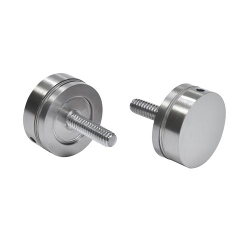 CRL 30SKBN Brushed Nickel Washer/Stud Kit for Single-Sided Pull Handle