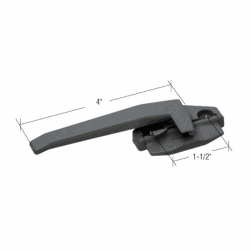 CRL DS325BL Black Left-Hand Cam Handle, 1.5