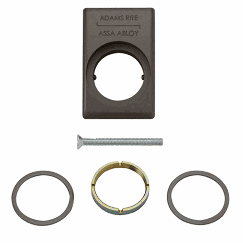 CRL DH86522 Adams Rite Bronze Anodized Mortise Cylinder Mounting Pad