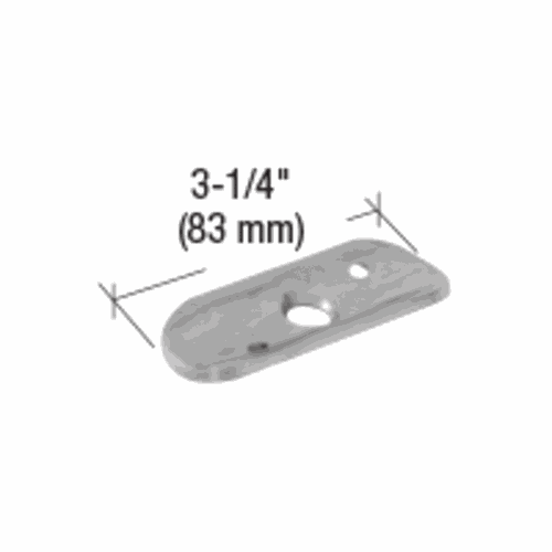 CRL PRSL1BS Brushed Stainless 180 P-Series Radius Low Profile Saddle Replacement