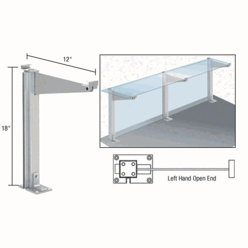 CRL D995ALH0E Satin Anodized 18