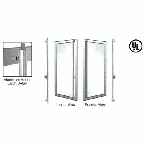CRL DB130F3A1BS Blumcraft Brushed Stainless Right-Hand Reverse Deadbolt Handle with Thumbturn