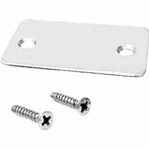 CRL SCECSA Satin Anodized End Cap with Screws for U-Channel