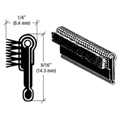 CRL M896 Flexible Weatherstrips for Jeep (1950-1965) Trucks (1952-1975)