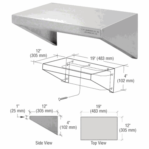 CRL SSS1912 Stainless Steel 19