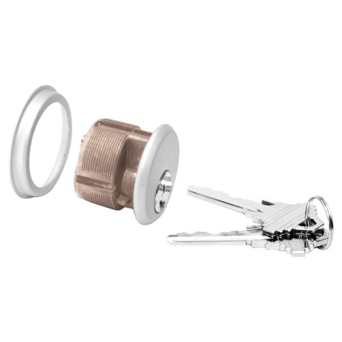 CRL DL2170Y8KAA Aluminum Mortise Cylinder, Yale 