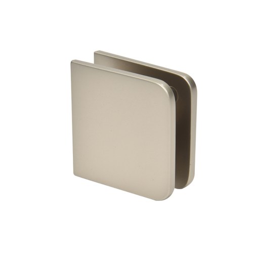 CRL UC77SN Satin Nickel Fixed Panel U-Clamp - Traditional Style