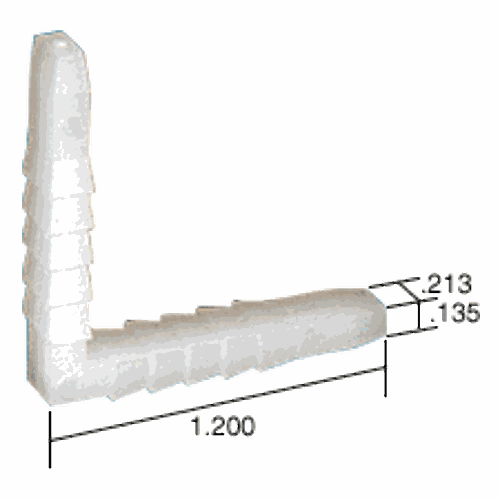 CRL CK265B Plastic Corner Key - Bulk Pack of 100