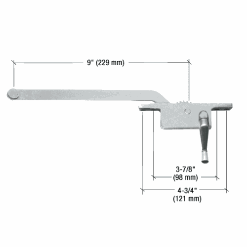 CRL 5259RHAL Aluminum 9