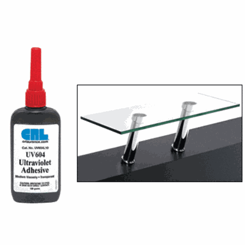 CRL UV604L10 UV604L Medium Viscosity UV/Visible Adhesive - 100g