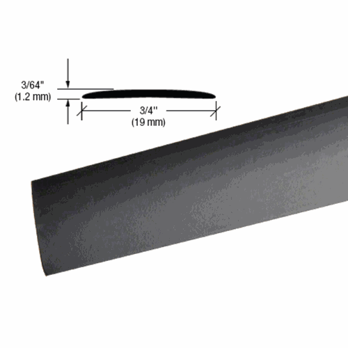 CRL VFT75MBL Matte Black PVC 3/4