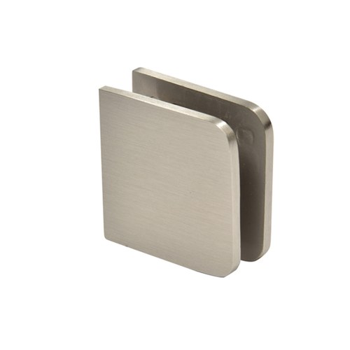 CRL UC77BN Brushed Nickel Traditional Fixed Panel U-Clamp