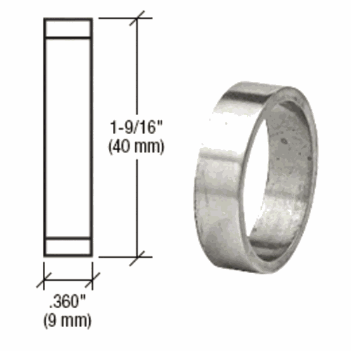 CRL DRA360PS Polished Stainless Steel .360