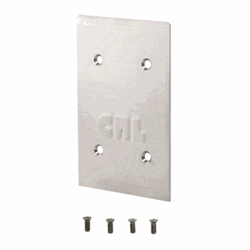 CRL 8B58CBS Brushed Stainless End Cap for 8B Series 5/8