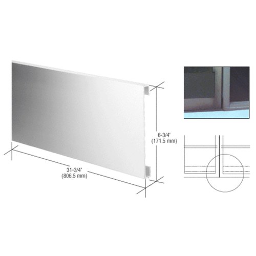 CRL 10ADEXT 16' Aluminum SL Bottom Door Rail Adapter