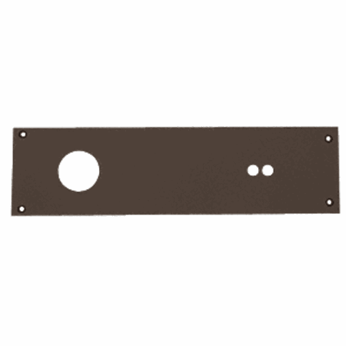 CRL 20190313 Dark Bronze Jackson 2-Valve Concealed Closer Cover Plate