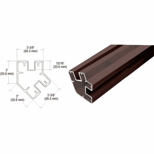 CRL SP548BRZ Matte Bronze 48