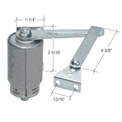 CRL MPR800 Rotary Hydraulic Closer for Screen and Storm Doors