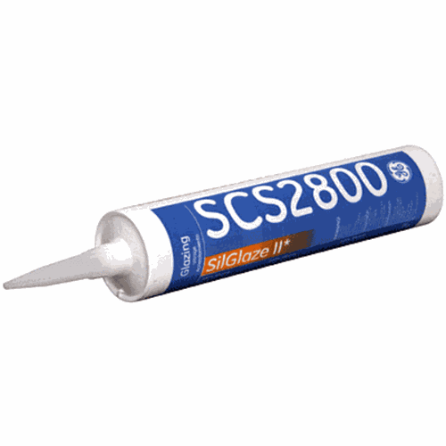 CRL SCS2803 Black GE SilGlaze II Silicone Sealant