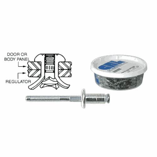 CRL 42371 Automotive Regulator Rivets for GM, Ford, and Chrysler