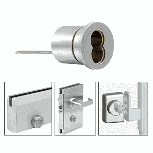 CRL 2CHBS Brushed Stainless Rim Cylinder Housings for SFIC