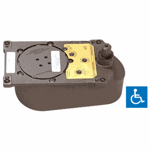 CRL PH2790SH0LH85 Rixson PH27 8.5 Lb. Offset 90 Hold Open Floor Closer Body - Left Hand
