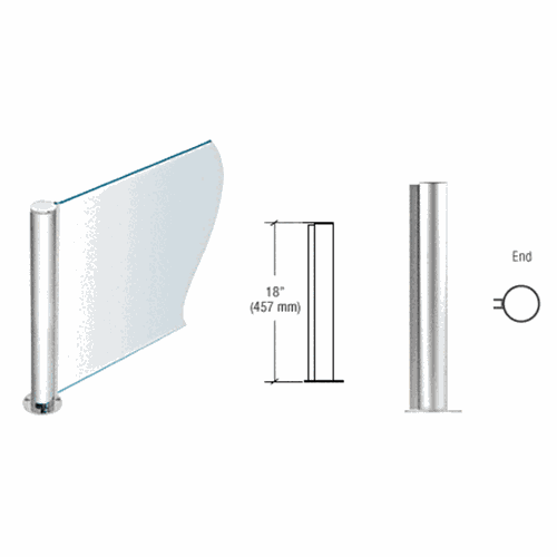 CRL PP0818EPS Polished Stainless 18