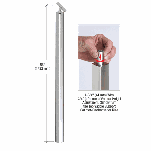 CRL P1BPSPS P1 Series 316 Polished Stainless 56