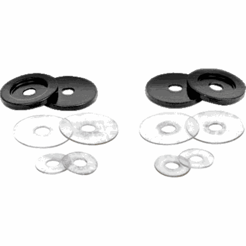 CRL 30WKGM Gun Metal Washers for Back-to-Back Solid Pull Handles