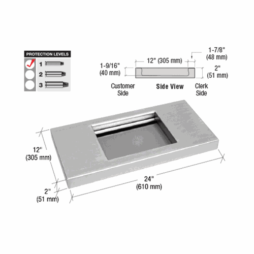 CRL SSDT2412 Brushed Stainless 24