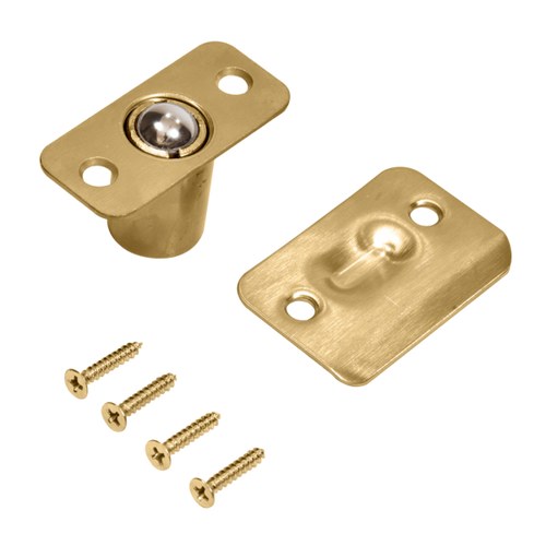 CRL 1034PB Polished Brass Residential Ball Catch