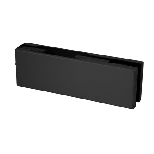 CRL EUR201MBL Matte Black EUR Series Top/Bottom Patch Fitting - No Insert