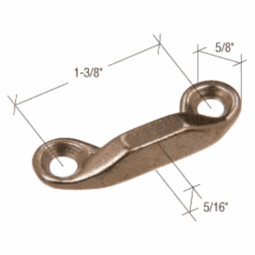 CRL H3659 Locking Handle Strike Plate, 5/16