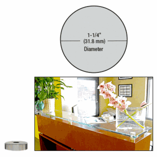 CRL S0B11414BS Brushed Stainless 1.25