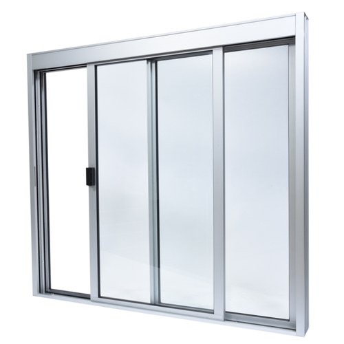CRL DW4844X0GA Satin Anodized Manual DW Deluxe Service Window with Full Bottom Track