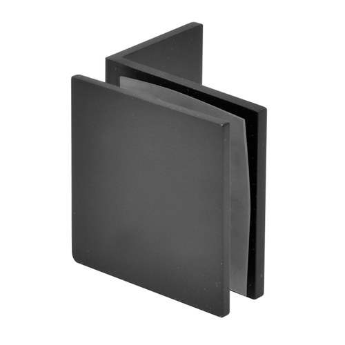 CRL SGC0370RB Oil Rubbed Bronze Fixed Panel Square Clamp with Small Leg