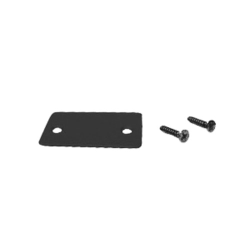 CRL SCECMBL Matte Black End Cap with Screws for Shallow U-Channel
