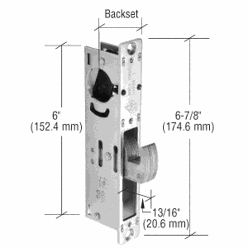 CRL MS1853H3 Adams Rite Hook Throw Deadlock, 1-1/8