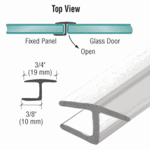 CRL P516HJ Polycarbonate H-Jamb 180 for 5/16