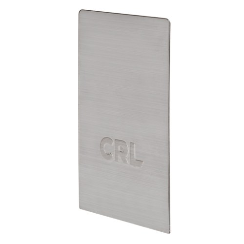 CRL B7SECBS Brushed Stainless 304 End Caps for B7S Heavy-Duty Square Base Shoe