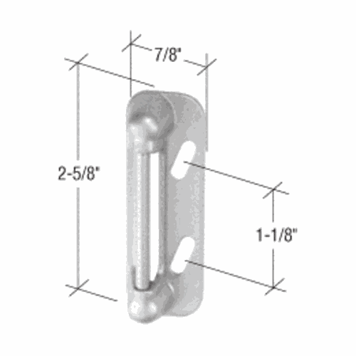 CRL K5003 Aluminum Storm Door Strike Plate